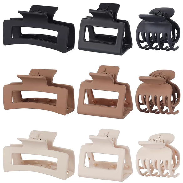 Hair Accessories Geometric Style Paint Treated Small Grab Clip For Women