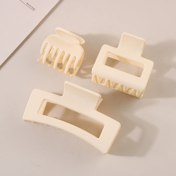 Hair Accessories Geometric Style Paint Treated Small Grab Clip For Women