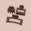 Hair Accessories Geometric Style Paint Treated Small Grab Clip For Women
