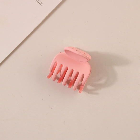 Hair Accessories Geometric Style Paint Treated Small Grab Clip For Women