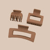 Hair Accessories Geometric Style Paint Treated Small Grab Clip For Women