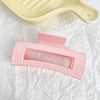 Hair Accessories Glitter Cream Plastic Resin Handmade Disc Hair Grab Clip For Women