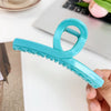 Hair Accessories Glitter Cream Plastic Resin Handmade Disc Hair Grab Clip For Women