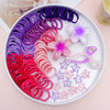 Hair Accessories Hair Tie Bow Plumeria Combination Clip Set Handmade Little Fresh Style For Women