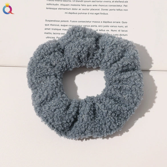 Hair Accessories Lamb Wool Cloth Handmade Large Intestine Hair Ring
