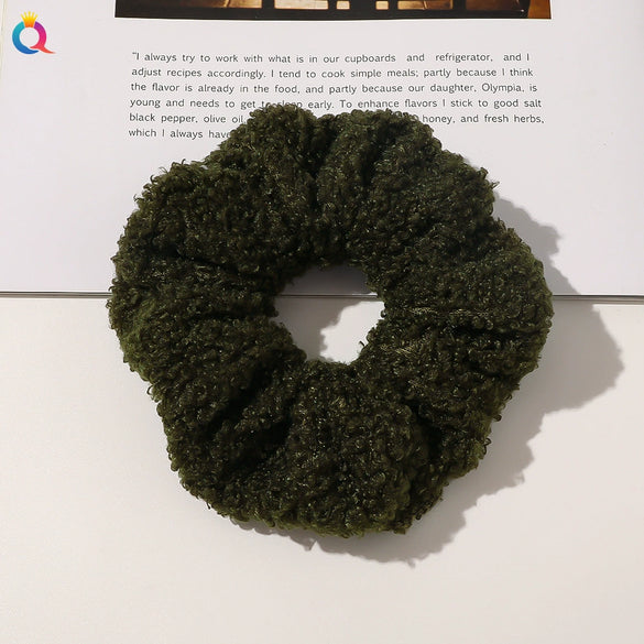 Hair Accessories Lamb Wool Cloth Handmade Large Intestine Hair Ring