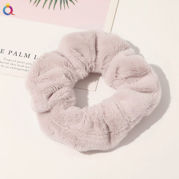 Hair Accessories Lamb Wool Cloth Handmade Large Intestine Hair Ring