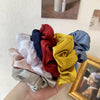 Hair Accessories Mercerized Satin Solid Color Handmade Hair Ring With Small Fragrance Plants And Flowers Style