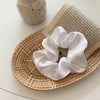 Hair Accessories Mercerized Satin Solid Color Handmade Hair Ring With Small Fragrance Plants And Flowers Style