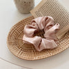 Hair Accessories Mercerized Satin Solid Color Handmade Hair Ring With Small Fragrance Plants And Flowers Style