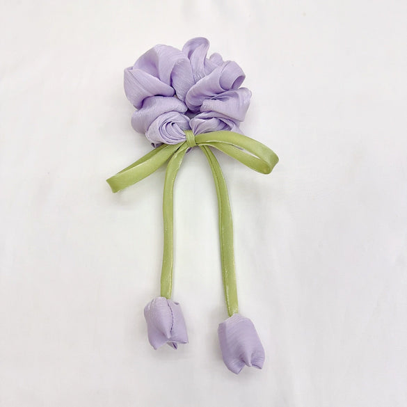 Hair Accessories Mesh Handmade Sweet Tulip High Elasticity Women's Hair Ring