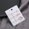 Hair Accessories Metal Rhinestone Pearl Electroplated Bangs Clip Side Clip Oneword Clip For Women