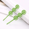 Hair Accessories Metal Texture Heart Shaped Five Pointed Star Smiley Face Spray Paint Word Clip Hairpin Zinc Alloy Baking Varnish For Women