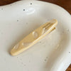 Hair Accessories Oval Gold Acetate Duckbill Clip Hairpin Highend Diamondencrusted Printing