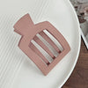 Hair Accessories Pc Duckbill Clip Square Hollow Frosted Painting Simple Women