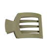 Hair Accessories Pc Duckbill Clip Square Hollow Frosted Painting Simple Women