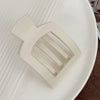 Hair Accessories Pc Duckbill Clip Square Hollow Frosted Painting Simple Women