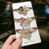 Hair Accessories Pearl Hand Knitted Headband Hair Ring For Women