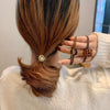 Hair Accessories Plastic Resin Handmade Leopard Print Headband Hair Rope For Women