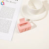 Hair Accessories Plastic Small Square Handmade Cute Geometric Shark Clip For Women