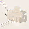 Hair Accessories Plastic Small Square Handmade Cute Geometric Shark Clip For Women