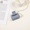 Hair Accessories Plastic Small Square Handmade Cute Geometric Shark Clip For Women