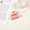 Hair Accessories Plastic Small Square Handmade Cute Geometric Shark Clip For Women