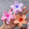 Hair Accessories Plumeria Shark Clip Handmade Highend Women's Jewelry