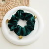 Hair Accessories Plush Bell Large Intestine Ring Handmade Christmas Style