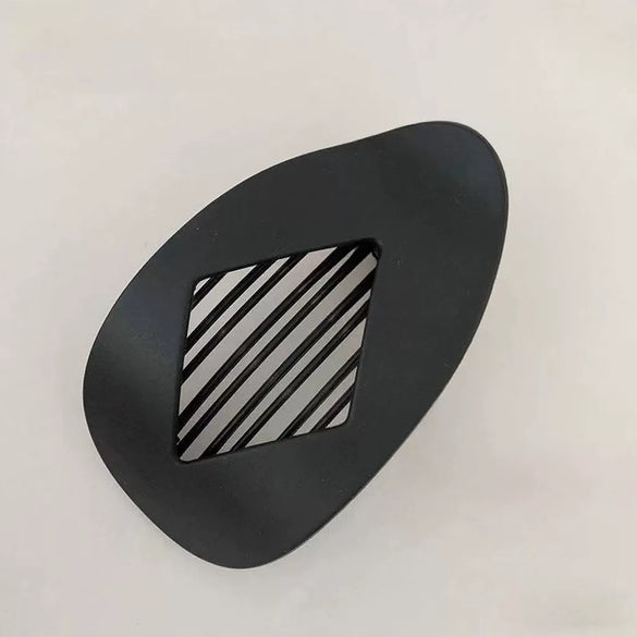Hair Accessories Ps Fashion Geometric Diamondshaped Flat Oval Duckbill Shark Clip Baking Paint