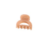 Hair Accessories Ps Material Hollowout Semicircle Grab Clip Minimalist Geometric Painted