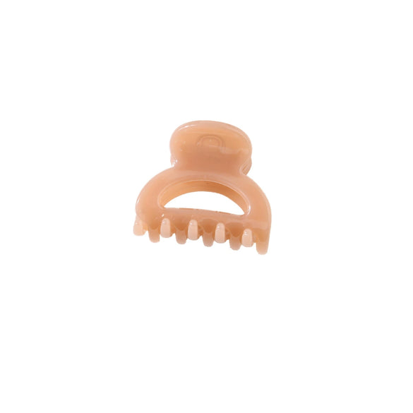 Hair Accessories Ps Material Hollowout Semicircle Grab Clip Minimalist Geometric Painted