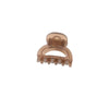 Hair Accessories Ps Material Hollowout Semicircle Grab Clip Minimalist Geometric Painted