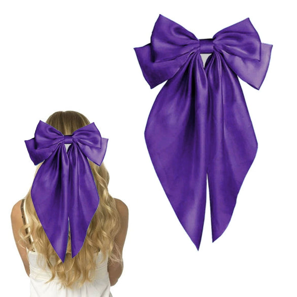 Hair Accessories Satin Handmade Women's Bow Hairpins