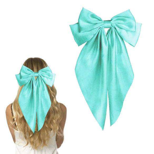 Hair Accessories Satin Handmade Women's Bow Hairpins