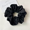 Hair Accessories Satin Pleated Fabric Handmade Hair Rope With Dot Pattern And High Elasticity