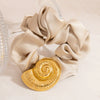 Hair Accessories Silk Stainless Steel Handmade Retro Animal Style Large Intestine Hair Ties Sun Shell Headbands