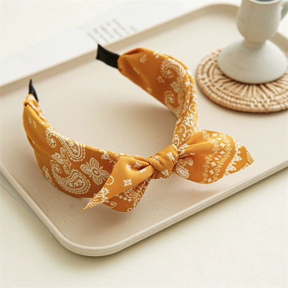 Hair Accessories Women's Fabric Handmade Printed Headband