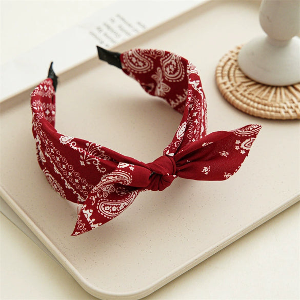 Hair Accessories Women's Fabric Handmade Printed Headband