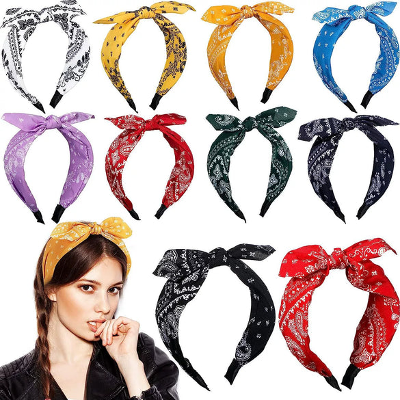 Hair Accessories Women's Fabric Handmade Printed Headband