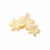 Hair Accessories Women's Plant Flowers Style Ps Material Frosted Petals Shark Clip Hair Grab Clip Baking Paint Process