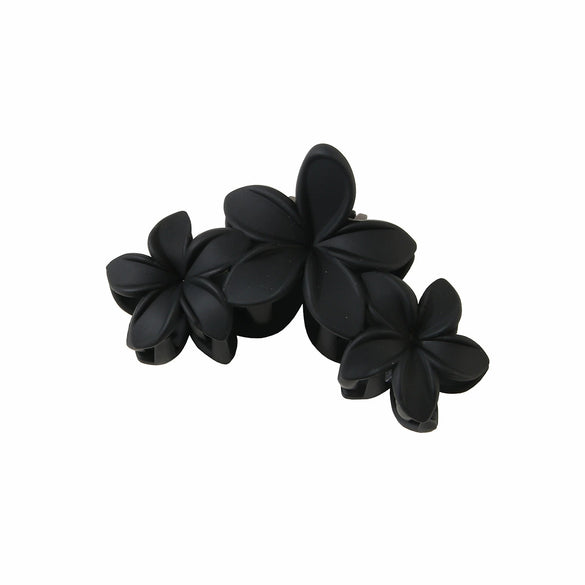 Hair Accessories Women's Plant Flowers Style Ps Material Frosted Petals Shark Clip Hair Grab Clip Baking Paint Process