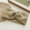 Hair Accessories Wool Knitted Geometric Cross Hair Band Retro Chic Style