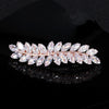 Hair Accessories Zircon Inlaid Side Clip Bangs Clip Back Head Clip For Women Plant Flowers Style