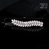 Hair Accessories Zircon Inlaid Side Clip Bangs Clip Back Head Clip For Women Plant Flowers Style