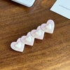 Hair Accessory Acetate Heart Handmade Highend Women's Hairpin