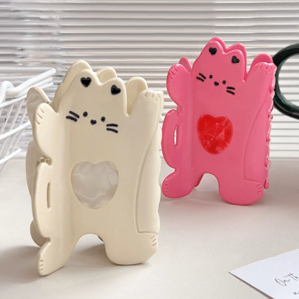 Hair Accessory Acetate Heartshaped Handmade Cartoon Animal Hair Clip