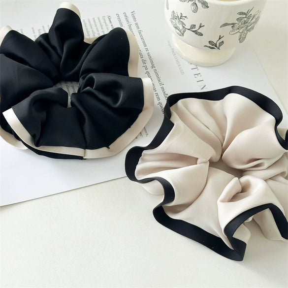 Hair Accessory Fabric Seiko Threedimensional Luxury Small Fragrance Cloud Fat Intestine Ring Ball Hair Ring Ponytail Hair Accessory