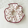 Hair Accessory Fabric Sweet Polka Dot Handmade High Elasticity Scrunchie Ponytail Hair Tie Bun
