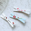 Hair Accessory Hairpin Mixed Materials Handmade Heart Shape Cartoon Kt Cat Sweet Girly Style For Women